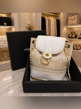 Chanel Makeup Bag (10” W x 9” H)